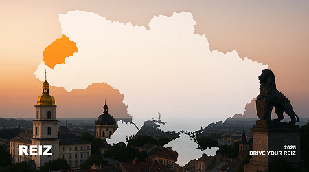 Panorama of Lviv and landmarks — route around Lviv Oblast